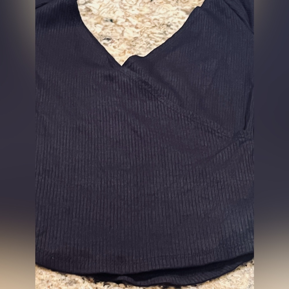 Project Social T Sample V-Neck Long Sleeve Top - Picture 8 of 9